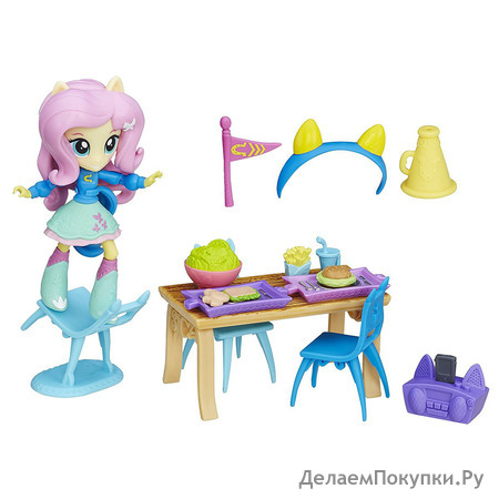 My Little Pony Equestria Girls Minis Fluttershy School Cafeteria Set