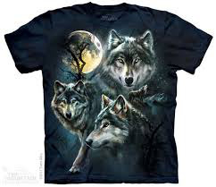 Moon Wolves Collage T-Shirt