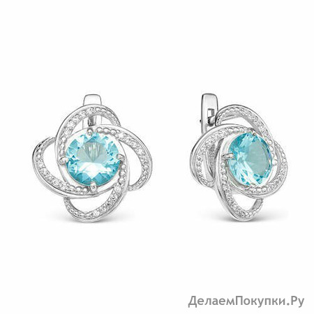 Серебряные серьги 645
