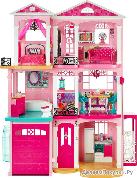 Barbie Dreamhouse Fashion Doll Playset