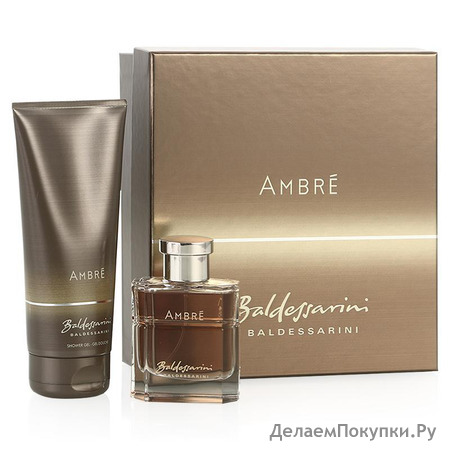 BALDESSARINI AMBRE men set (50ml edt+200 g/d)