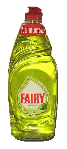 "FAIRY" NATURALS Raikkaalla Limotin ja sitruunaruohon tuoksulla, 500 .