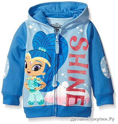 Nickelodeon Toddler Girls' Shimmer and Shine Character Hoodie