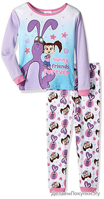 Kate and Mim Mim Toddler Girls' 2-Piece Cotton Pajama Set