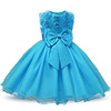 NNJXD Girl Sleeveless Lace 3D Flower Tutu Holiday Princess Dresses