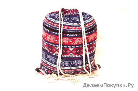 Мешок для обуви No name синий 100925-0103