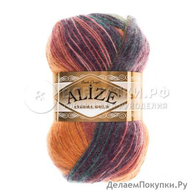      (ALIZE Angora Gold Batik) 4827