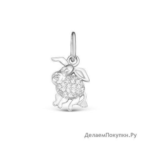 Серебряная подвеска "Ослик" 769