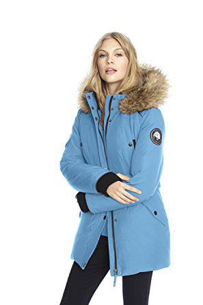 Alpinetek Womens Mid-Length Down Parka