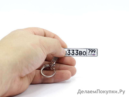 Брелок Гос. номер автомобиля