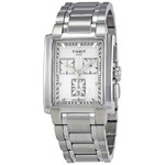 Tissot Men's Classic TXL Chronograph Stainless Steel Silver Dial