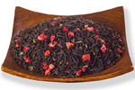 Черный чай Земляника со сливками, 100 гр