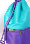 Рюкзак большой, R002 Большой Бирюзово-фиолетовый