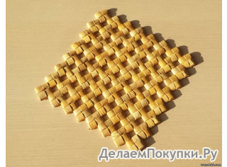 Плетеная подставка под горячее