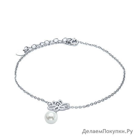 Серебряный браслет на ногу Артикул: 	04qaand00146-19
