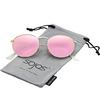 очки SojoS Small Round Polarized Sunglasses Mirrored Lens Unisex Glasses SJ1014 3447