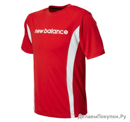 new balance Boy's Athletic Short Sleeve Top