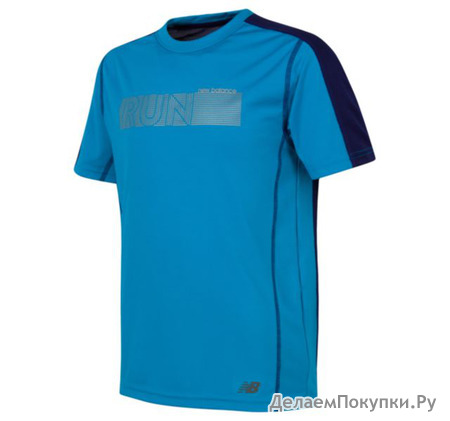 new balance Boy's Short Sleeve Performance Tee