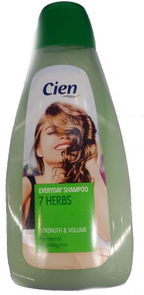  "Cien" everyday shampo 7 HERBS 500 .