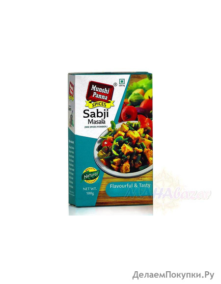    , 100 ,   ; Sabji Masala, 100 g, Munshi Panna