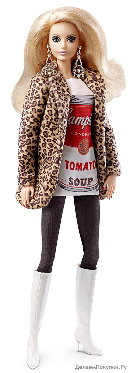 Barbie Collector Andy Warhol Campbell's Soup Can 1 Doll