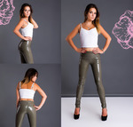  Vinyl Stretch Legging 214635: Modna Anka