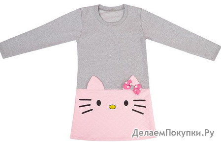 ПЛАТЬЕ "КОШКА" (ФУТЕР БЕЗ НАЧЕСА+КАПИТОНИЙ)