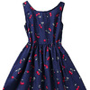 AmyStylish Little Girls Summer Cherry Printing Casual Dress