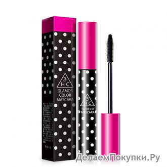 ОБЪЕМНАЯ ПОДКРУЧИВАЮЩАЯ ТУШЬ ДЛЯ РЕСНИЦ ROREC 3HC GLAMOUR COLOR MASCARA 8ГР