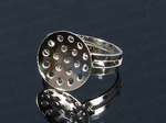 Основа для кольца, цв.серебро, 14*5мм Артикул:ФО0087