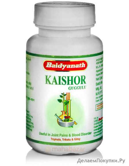  , 80 ,  ; Kaishor Guggulu, 80 tabs, Baidyanath