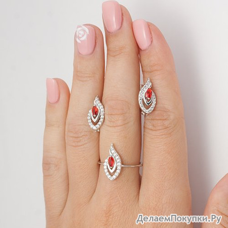 Серебряные серьги 509