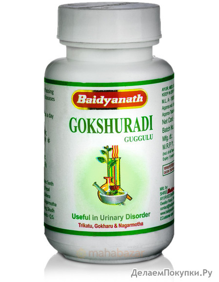  ,   , 80 ,  ; Gokshuradi Guggulu, 80 tabs, Baidyanath