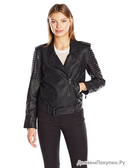 Calvin Klein Jeans Women's Heavy Metal Biker Jacket