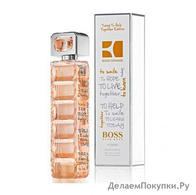 HUGO BOSS ORANGE TODAY TO HELP TOGETHER EDITION 75 ML