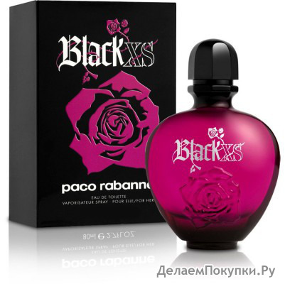 PACO RABANNE BLACK XS WOMEN 80ML