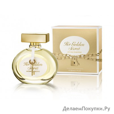 ANTONIO BANDERAS HER GOLDEN SECRET FOR WOMAN 80ML