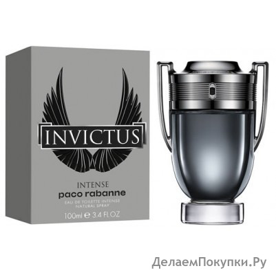   PACO RABANNE INVICTUS INTENSE EAU DE TOILETTE 100ML