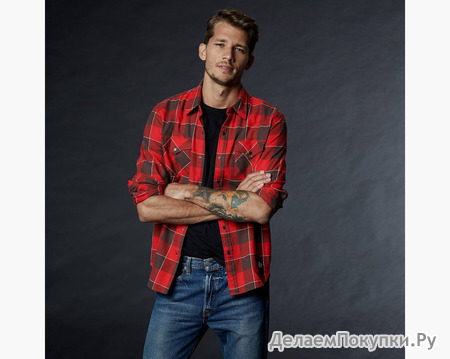 Levi's MLB Plaid Western Shirt