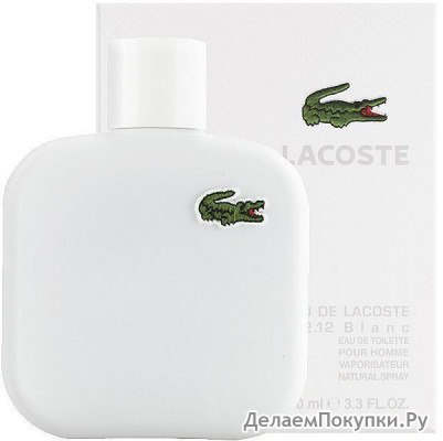 LACOSTE EAU DE LACOSTE L.12.12 BLANC 100ML