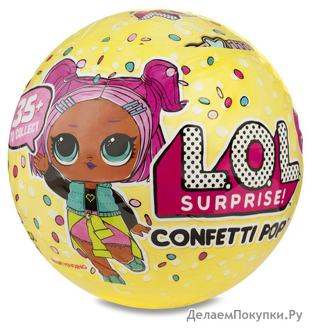 L.O.L. Surprise! Confetti Pop-Series 3-Wave 1 Unwrapping Toy
