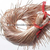 EmbroideryMaterial French Wire for Beading(Dabka), Rose Golden Color, 1MM, 45.72 Mtr(100 Gram)