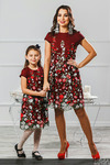 Комплект платьев для мамы и дочки "Агата" М-2013