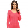 U.S. POLO ASSN. Women's V-Neck Cable Sweater