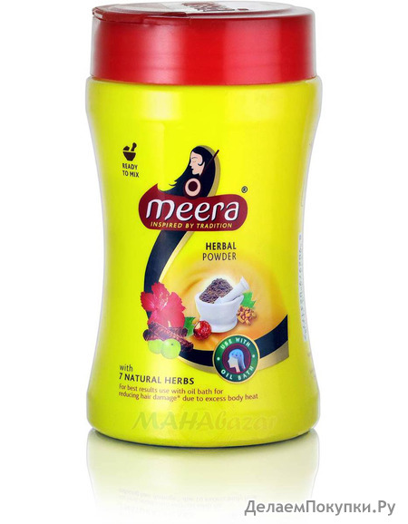    , 120 ,   ; Meera Herbal Hairwash Powder, 120 g, CavinKare