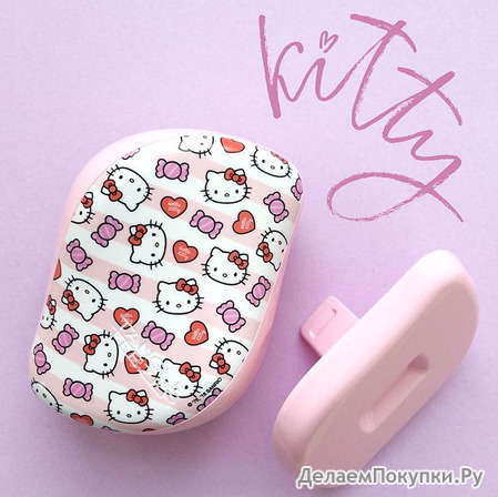  Tangle Teezer Compact Styler Hello Kitty Candy Stripes
