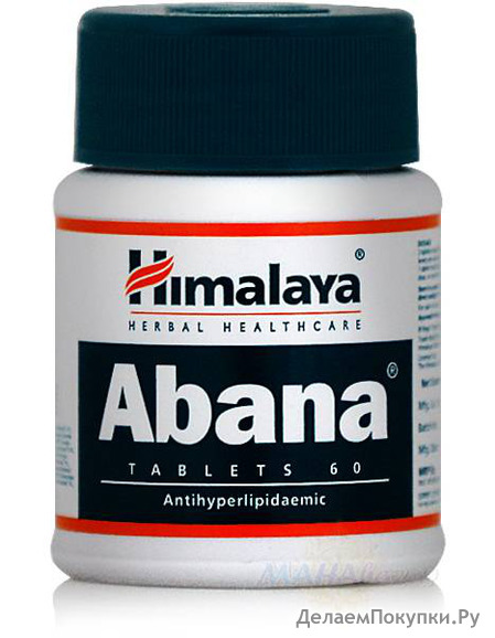 Абана для сердечно-сосудистой системы, 60 таб, производитель Хималая; Abana, 60 tabs, Himalaya