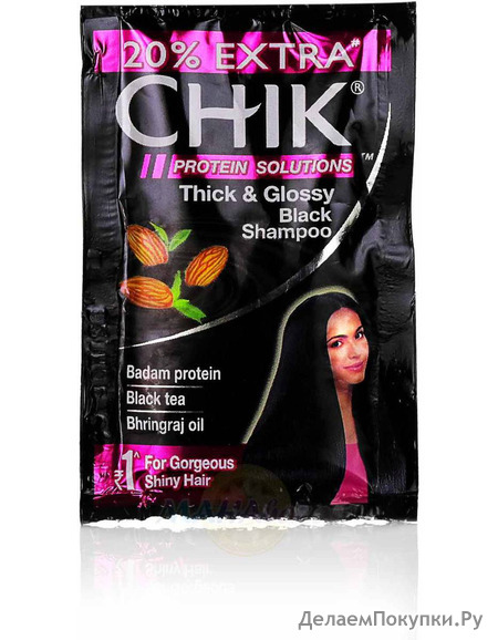         ,     , 6 ,   ; Chik Shampoo, Thick & Glossy, 6 ml, CavinKare