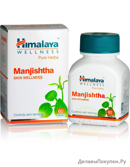    , 60 ,  ; Manjishtha, 60 tabs, Himalaya