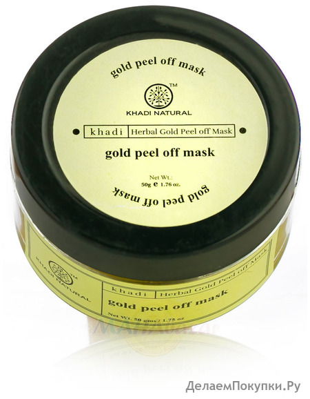    , 50 ,  ; Herbal Gold Peel off Mask, 50 g, Khadi